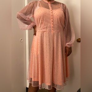[NO LONGER AVAILABLE] Pink confetti dress